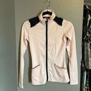 Fitted athletic zip up